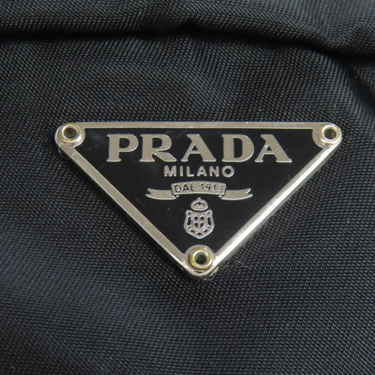 PRADA Logo Hardware Accessory pouch Nylon Ladies [Used]