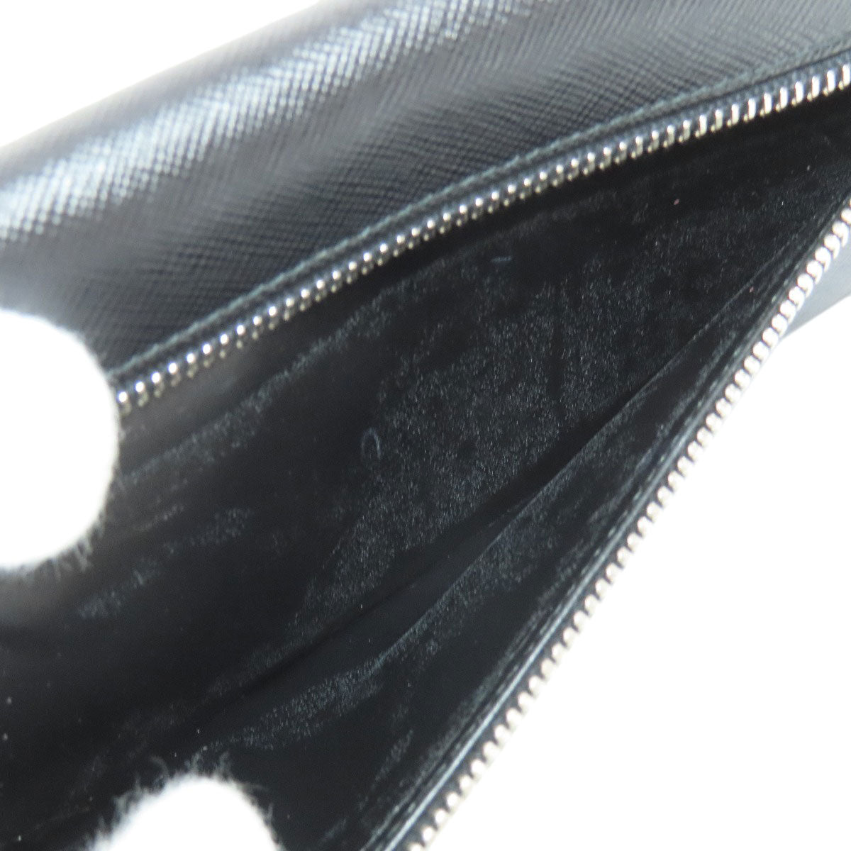 PRADA 1M1037 logo Long wallet (with coin pocket) Safiano Ladies [Used]