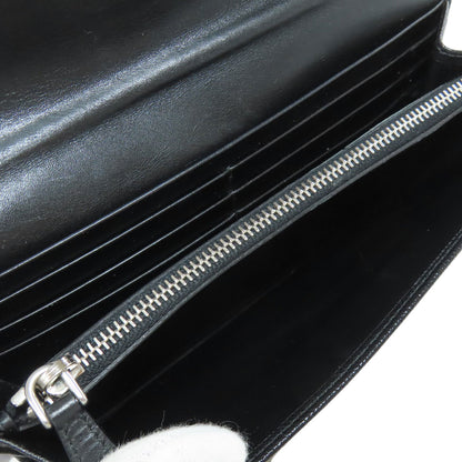 PRADA 1M1037 logo Long wallet (with coin pocket) Safiano Ladies [Used]