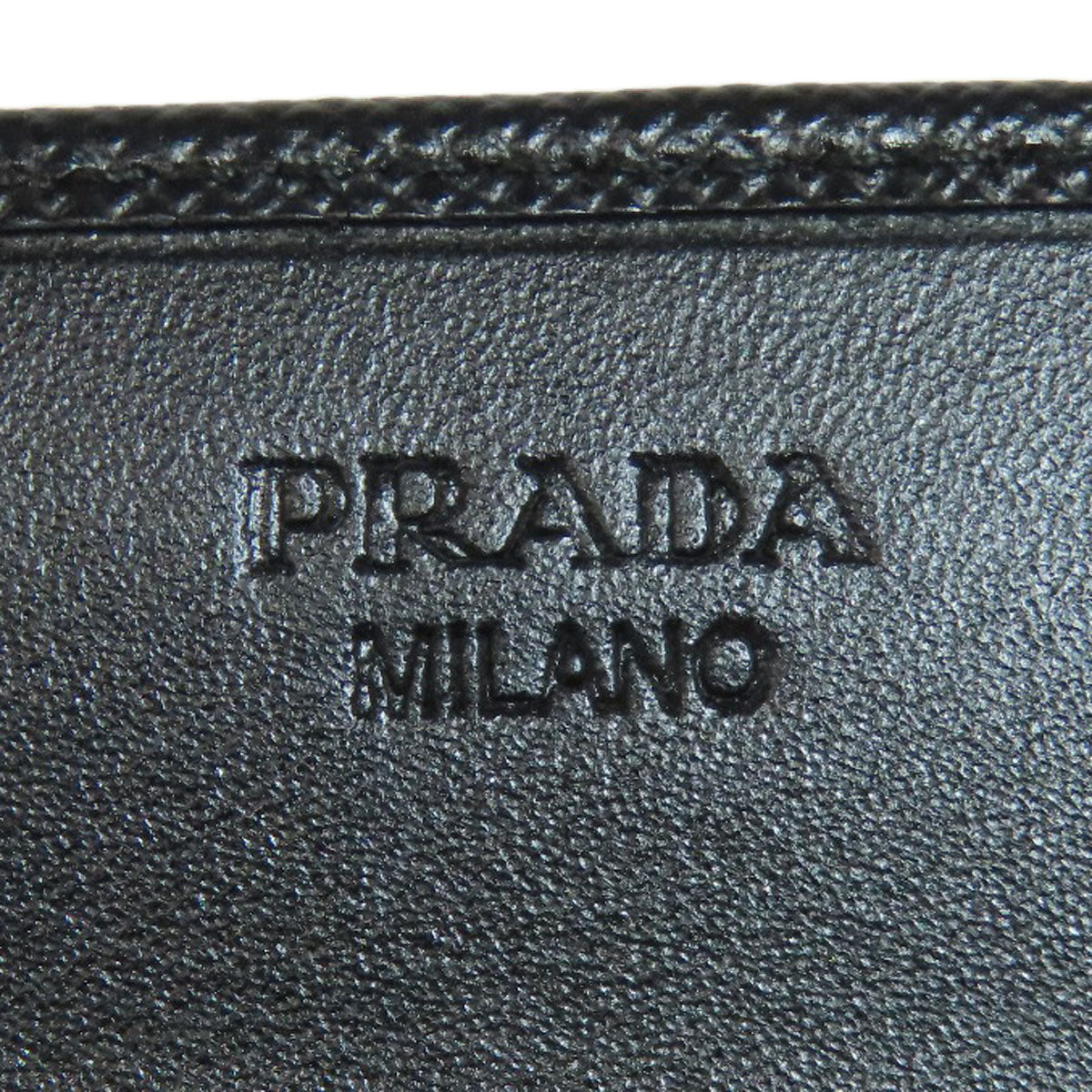 PRADA 1M1037 logo Long wallet (with coin pocket) Safiano Ladies [Used]