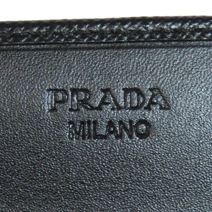 PRADA 1M1037 logo Long wallet (with coin pocket) Safiano Ladies [Used]