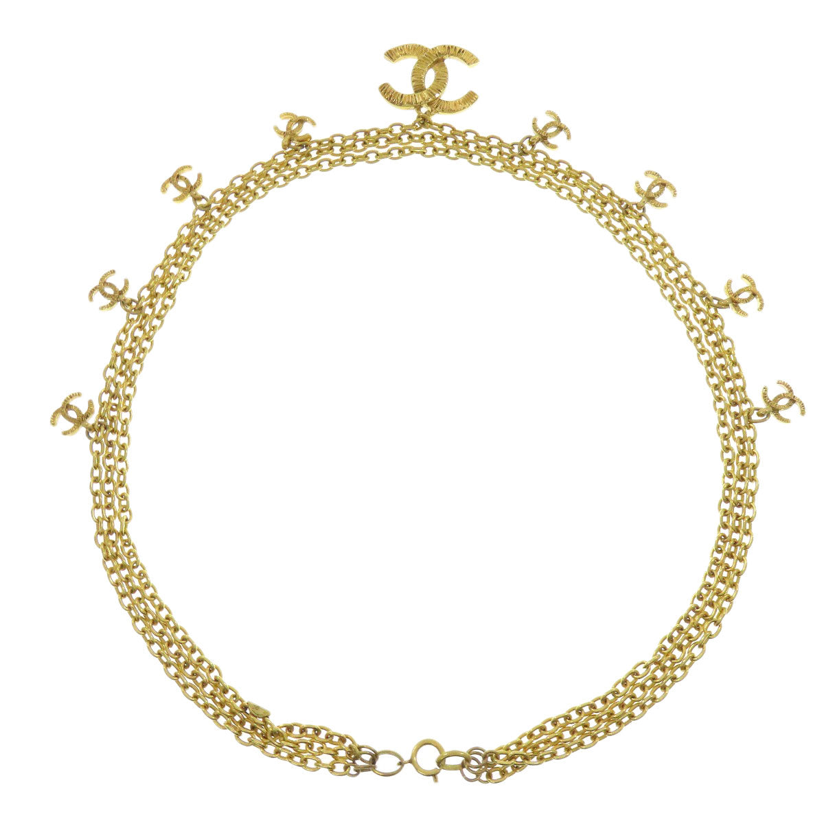 CHANEL   Chain belt belt  Metal Ladies [Used]