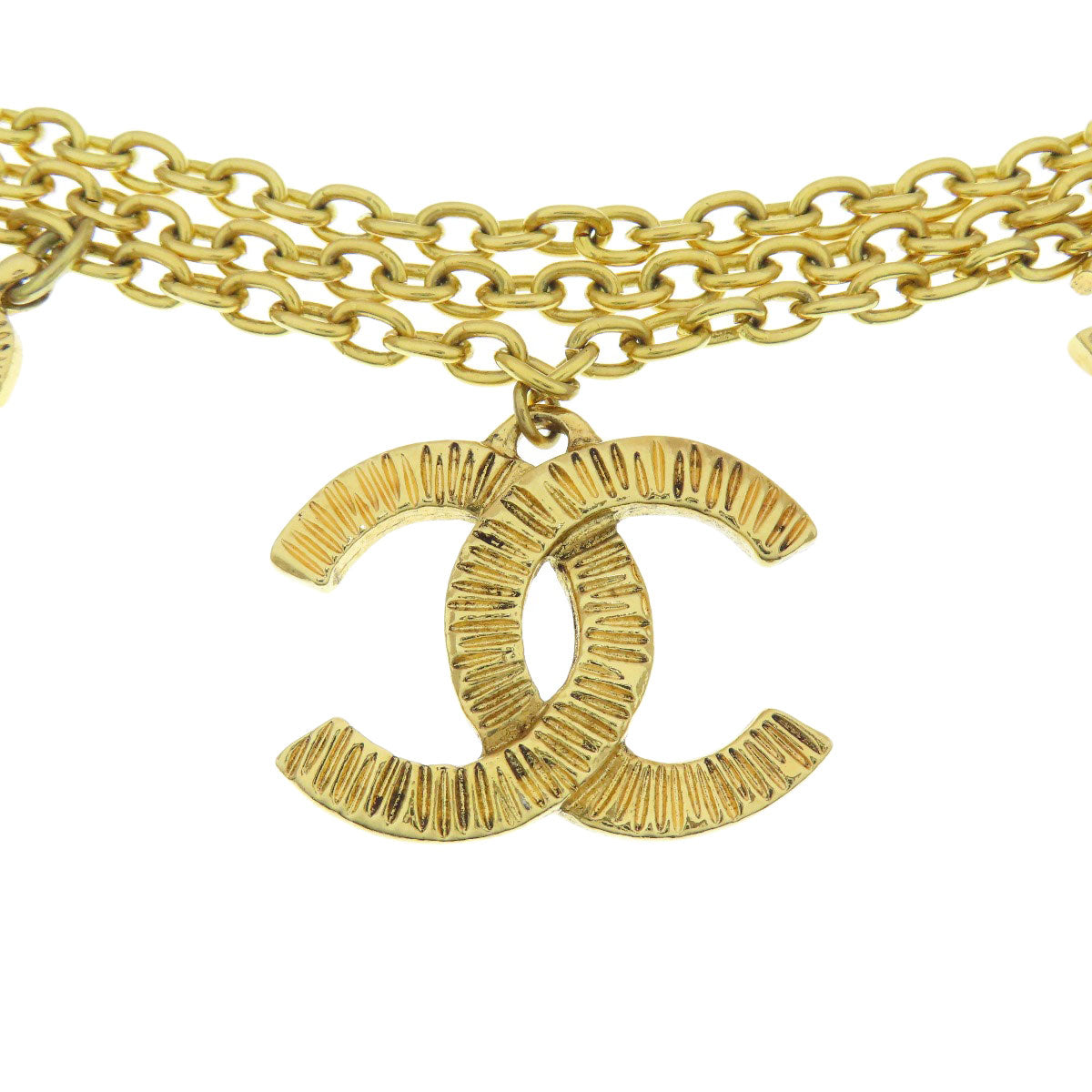 CHANEL   Chain belt belt  Metal Ladies [Used]