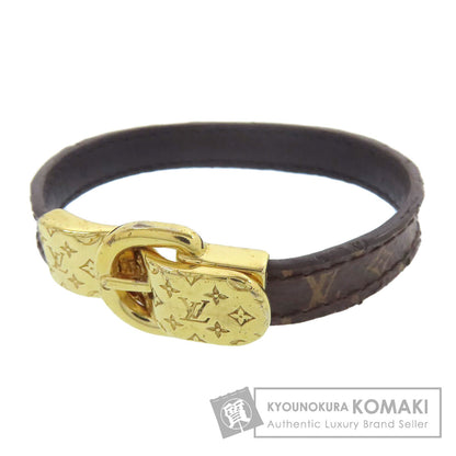 LOUIS VUITTON M6170F Brasserie Fasten Your LV Bracelet Monogram canvas MetalLadies [Used]
