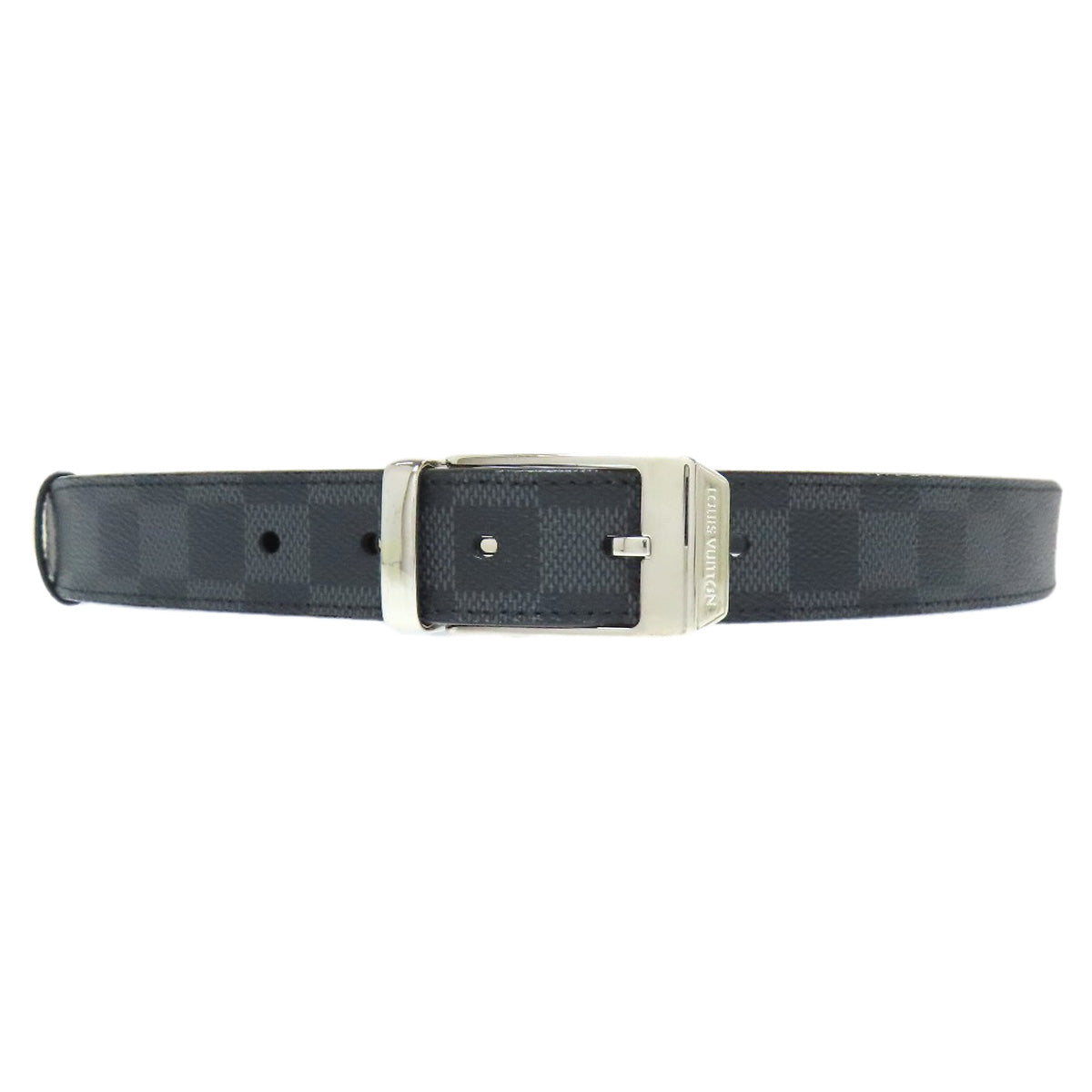 LOUIS VUITTON M6834 Saintur belt Damier canvas mens [Used]