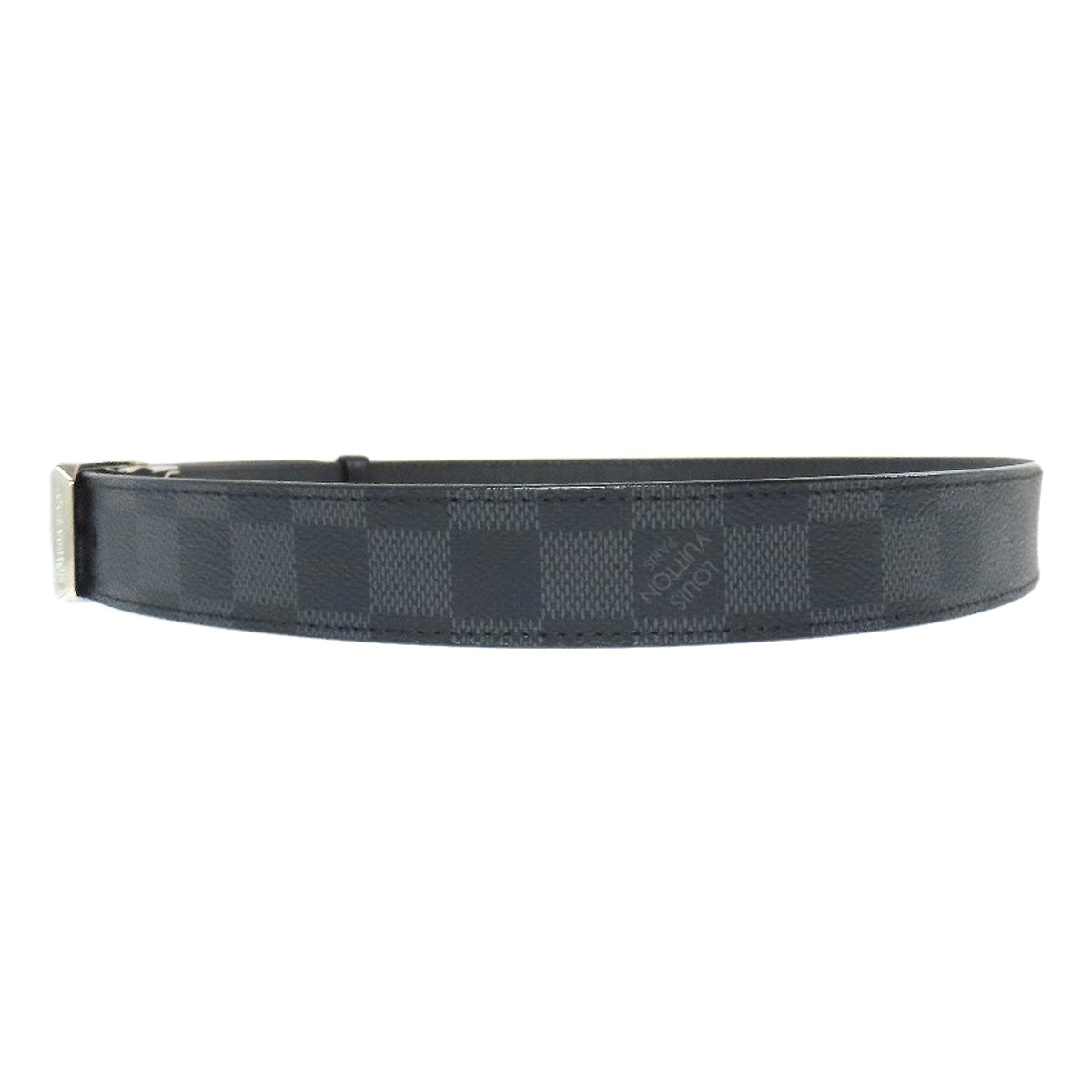 LOUIS VUITTON M6834 Saintur belt Damier canvas mens [Used]