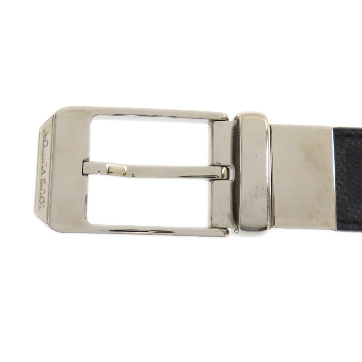 LOUIS VUITTON M6834 Saintur belt Damier canvas mens [Used]