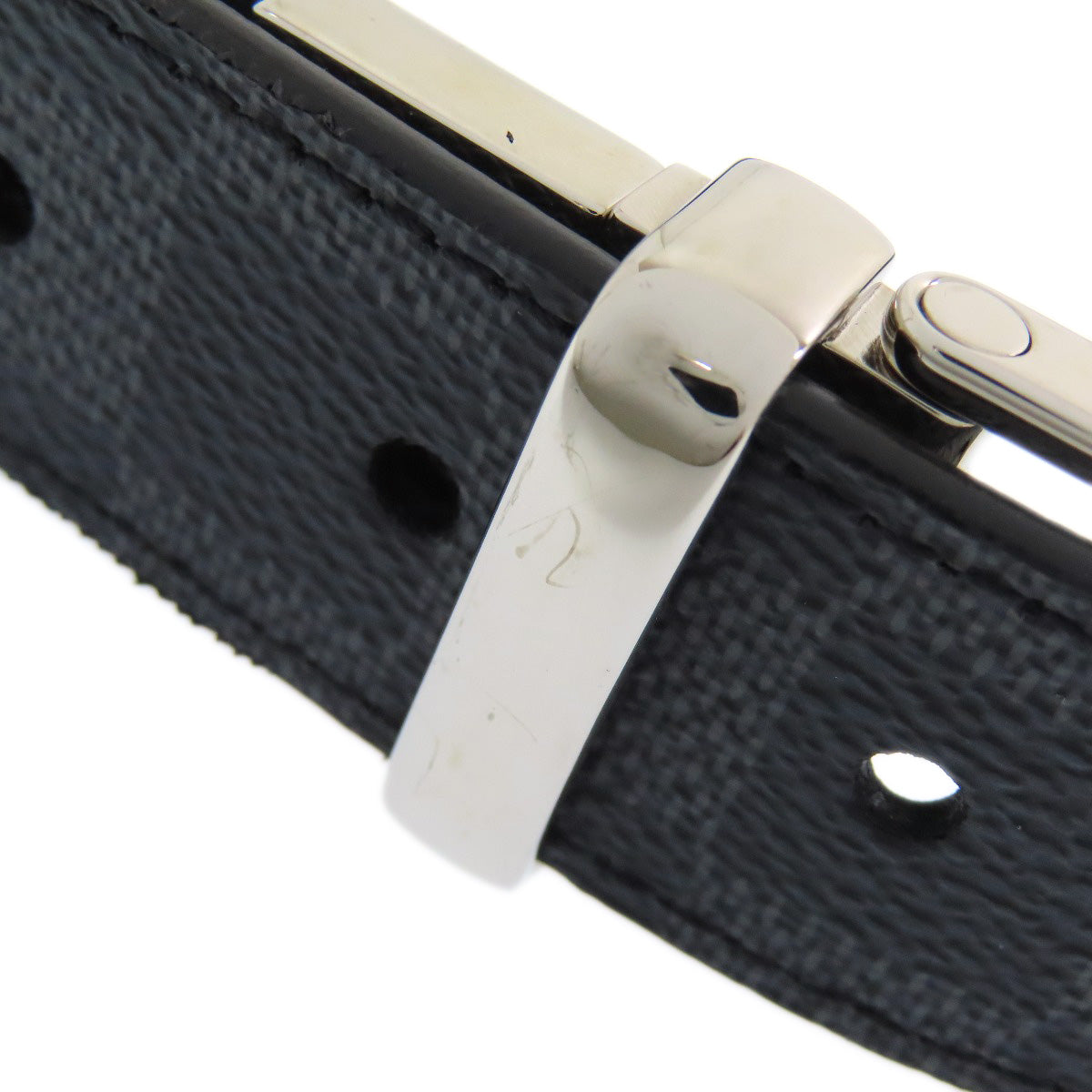 LOUIS VUITTON M6834 Saintur belt Damier canvas mens [Used]