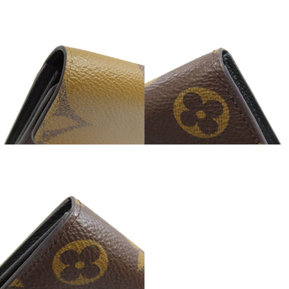 LOUIS VUITTON M80726 Portefeiulle Â· Sarah Long wallet (with coin pocket) Monogram reverse Ladies [Used]