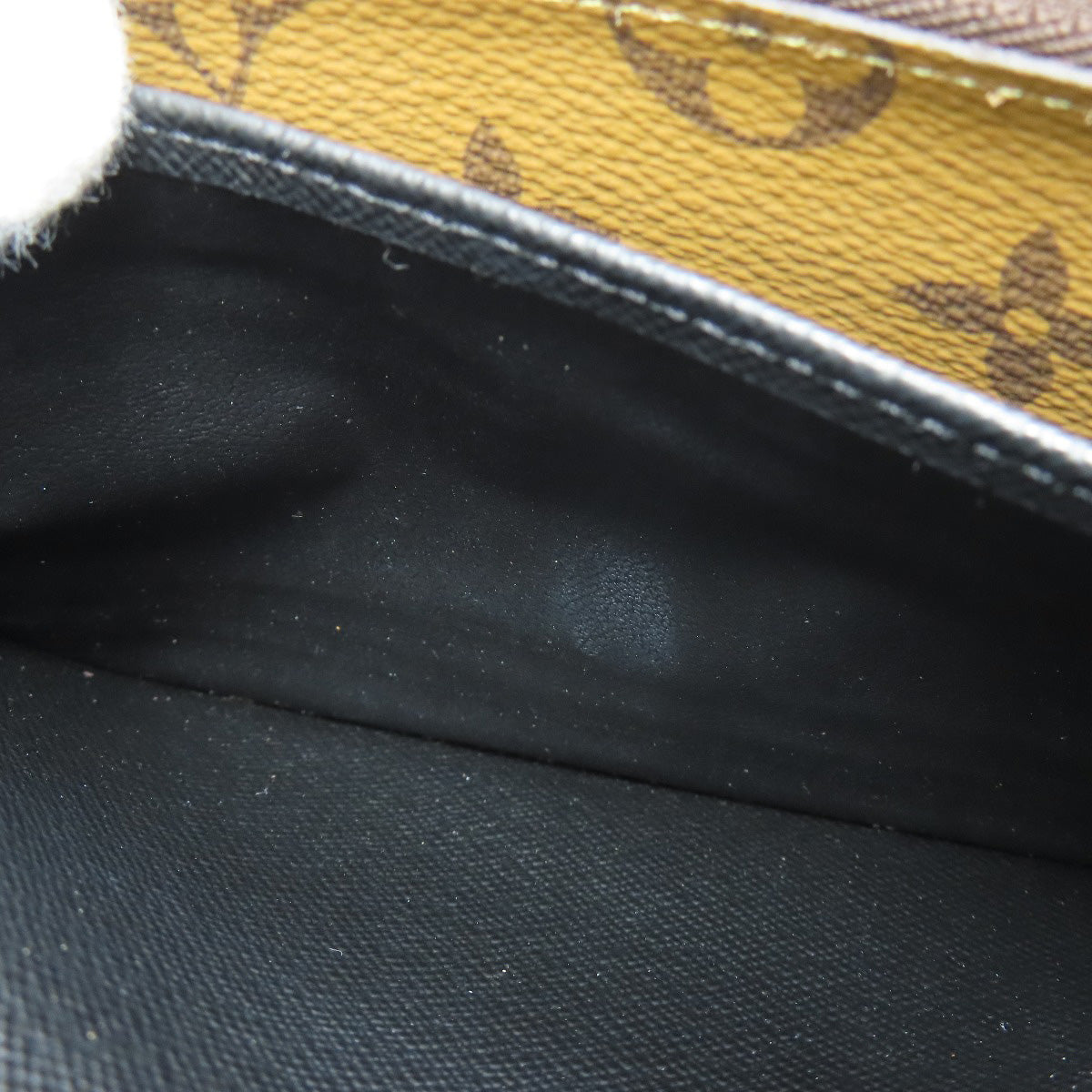 LOUIS VUITTON M80726 Portefeiulle Â· Sarah Long wallet (with coin pocket) Monogram reverse Ladies [Used]