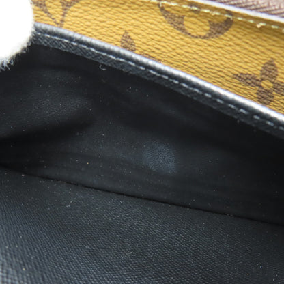 LOUIS VUITTON M80726 Portefeiulle Â· Sarah Long wallet (with coin pocket) Monogram reverse Ladies [Used]