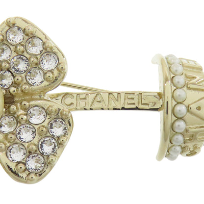 CHANEL flour Brooch Metal Ladies [Used]