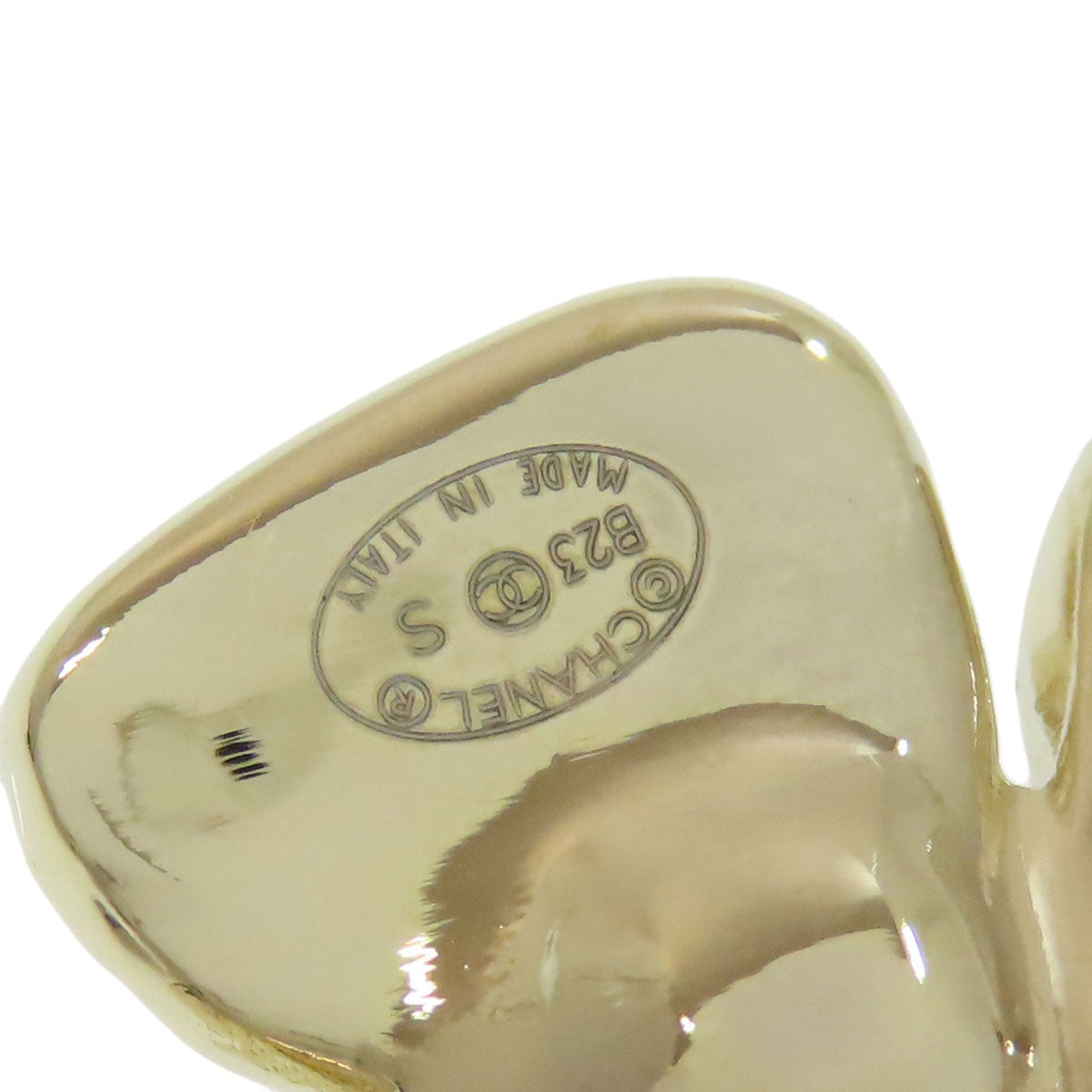 CHANEL flour Brooch Metal Ladies [Used]