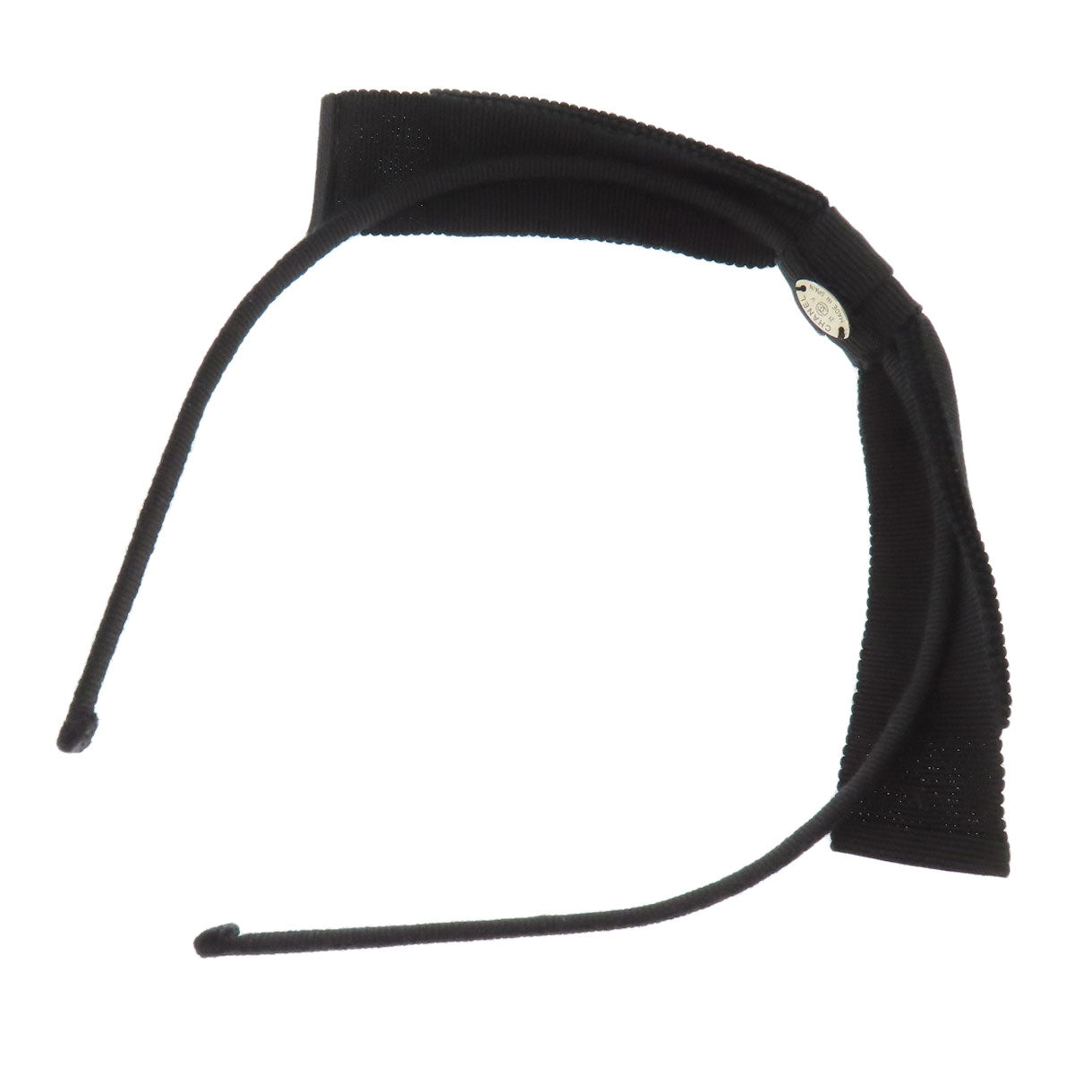 CHANEL   Headband Ribbon COCO Mark hair accessory  Canvas Ladies [Used]