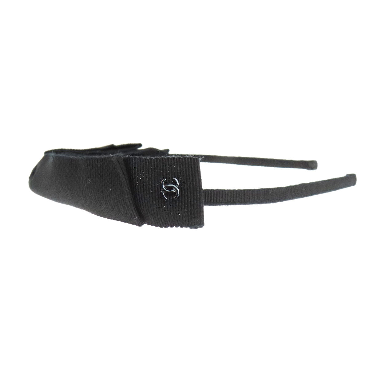 CHANEL   Headband Ribbon COCO Mark hair accessory  Canvas Ladies [Used]