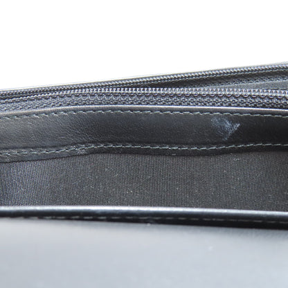 CHANEL Matelasse SilverHardware Long wallet (with coin pocket) Lambskin Ladies [Used]