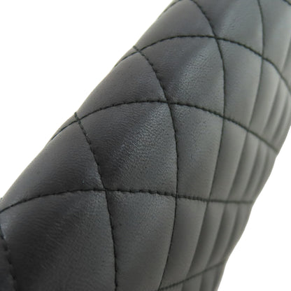 CHANEL Matelasse SilverHardware Long wallet (with coin pocket) Lambskin Ladies [Used]