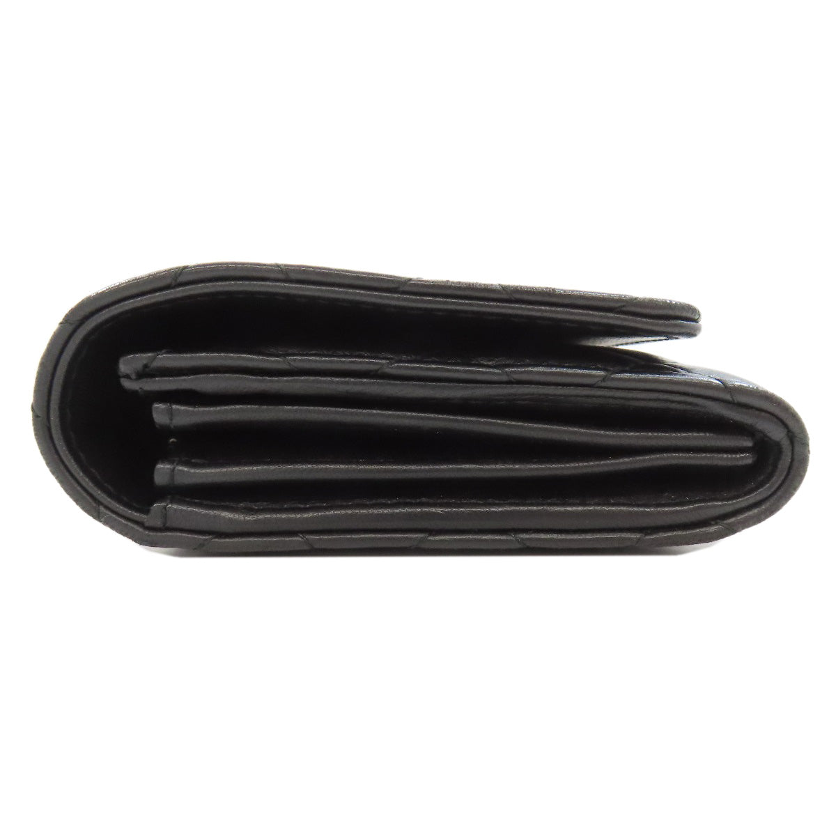 CHANEL Matelasse SilverHardware Long wallet (with coin pocket) Lambskin Ladies [Used]