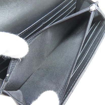 CHANEL Matelasse SilverHardware Long wallet (with coin pocket) Lambskin Ladies [Used]