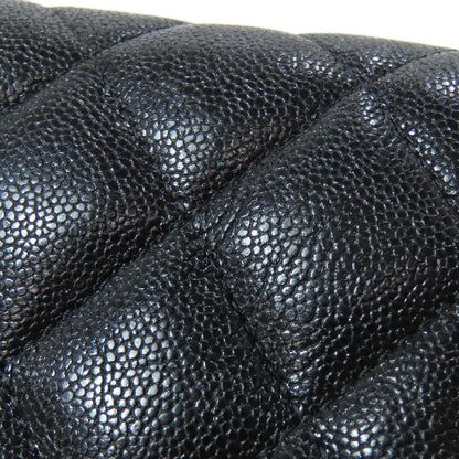 CHANEL Boy Chanel SilverHardware Long wallet (with coin pocket) Calf Ladies [Used]