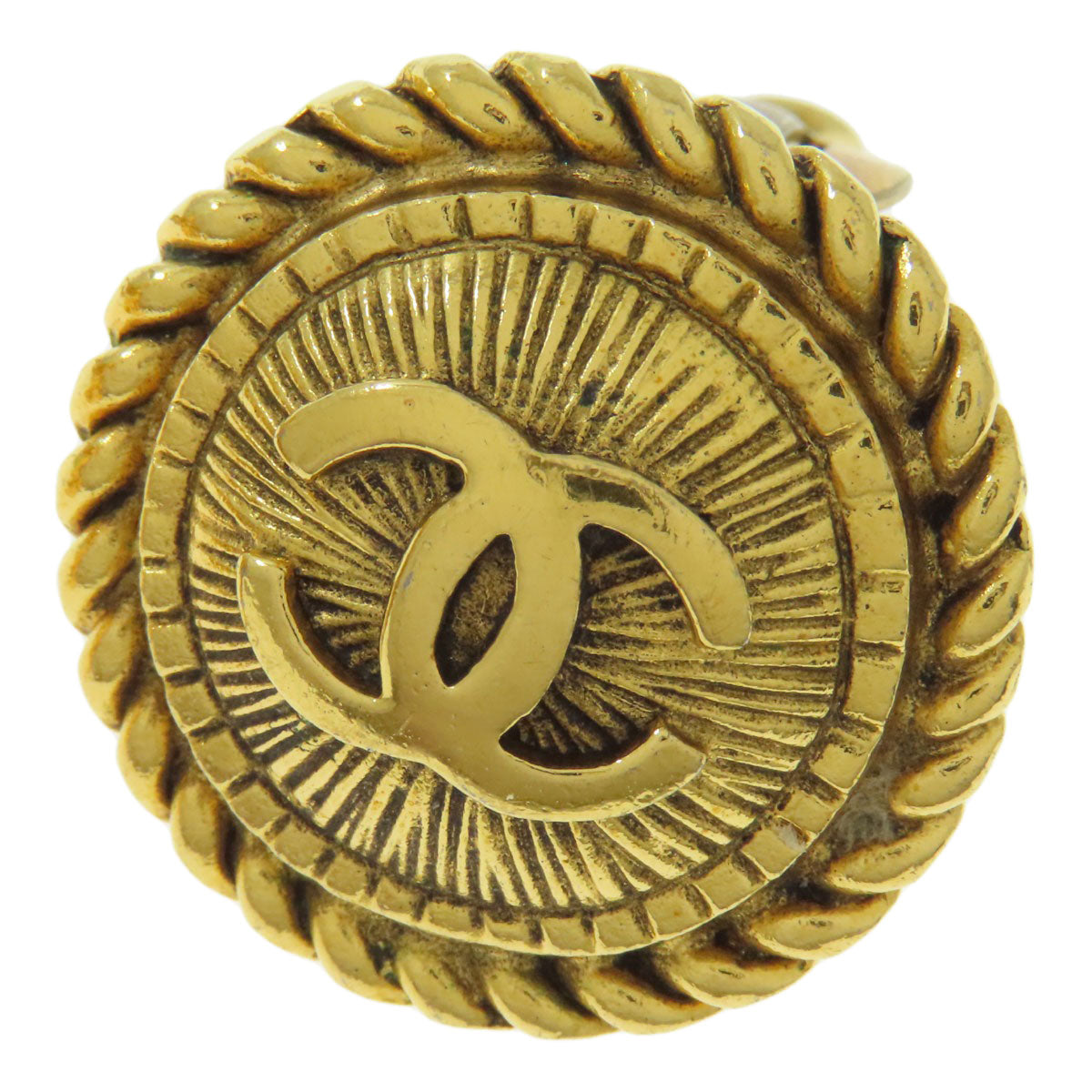 CHANEL COCO Mark Earring Metal Ladies [Used]