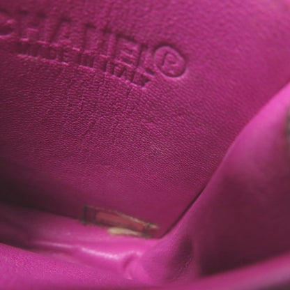 CHANEL ChainShoulder pouch Accessory pouch Calfskin Ladies [Used]