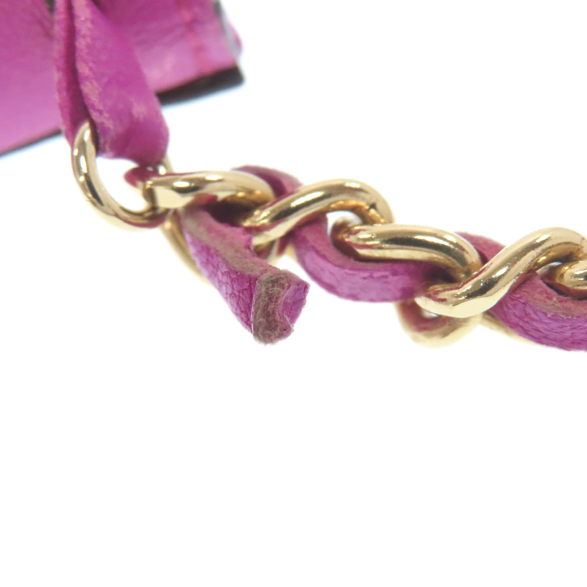 CHANEL ChainShoulder pouch Accessory pouch Calfskin Ladies [Used]