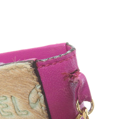 CHANEL ChainShoulder pouch Accessory pouch Calfskin Ladies [Used]