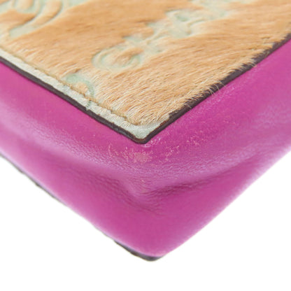 CHANEL ChainShoulder pouch Accessory pouch Calfskin Ladies [Used]