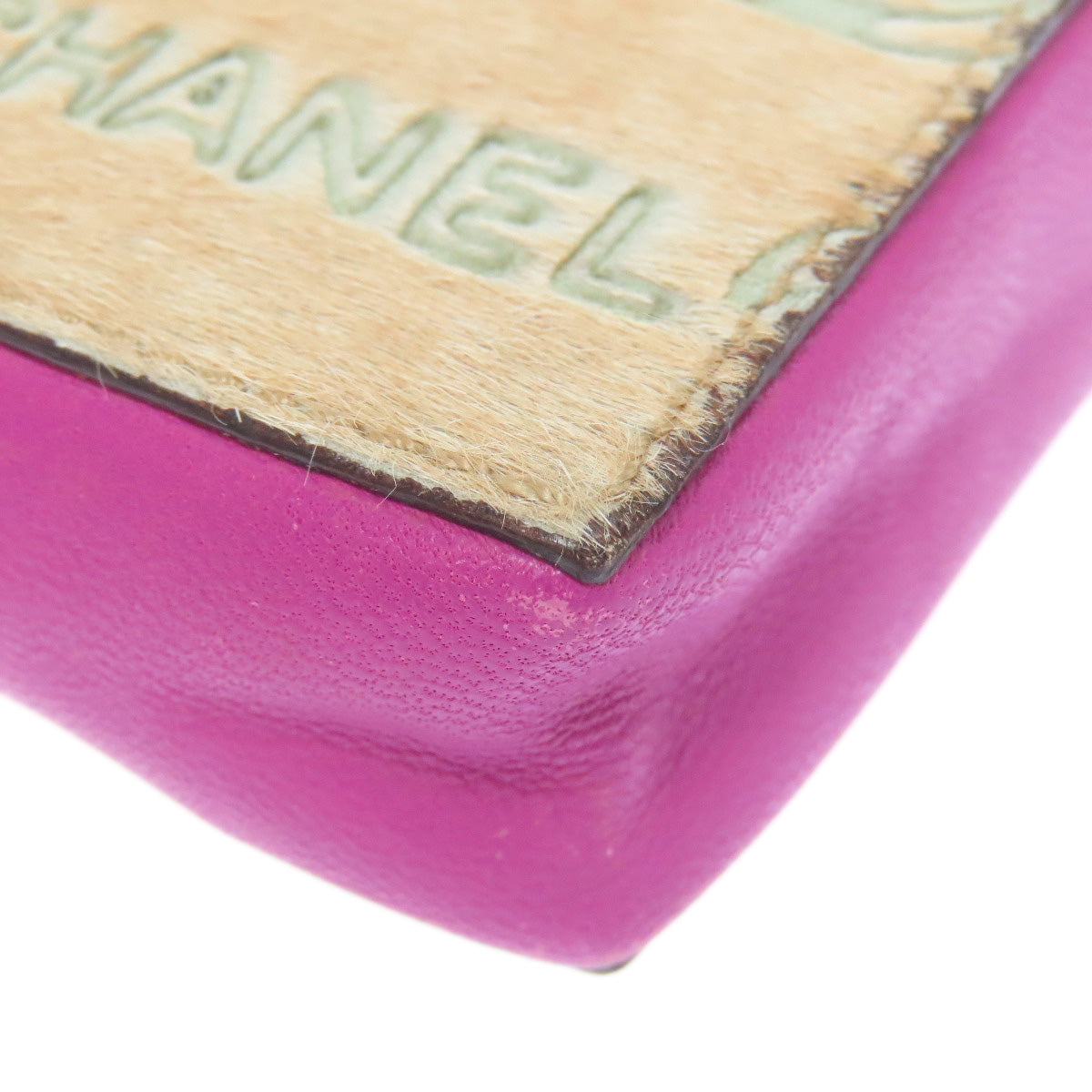 CHANEL ChainShoulder pouch Accessory pouch Calfskin Ladies [Used]