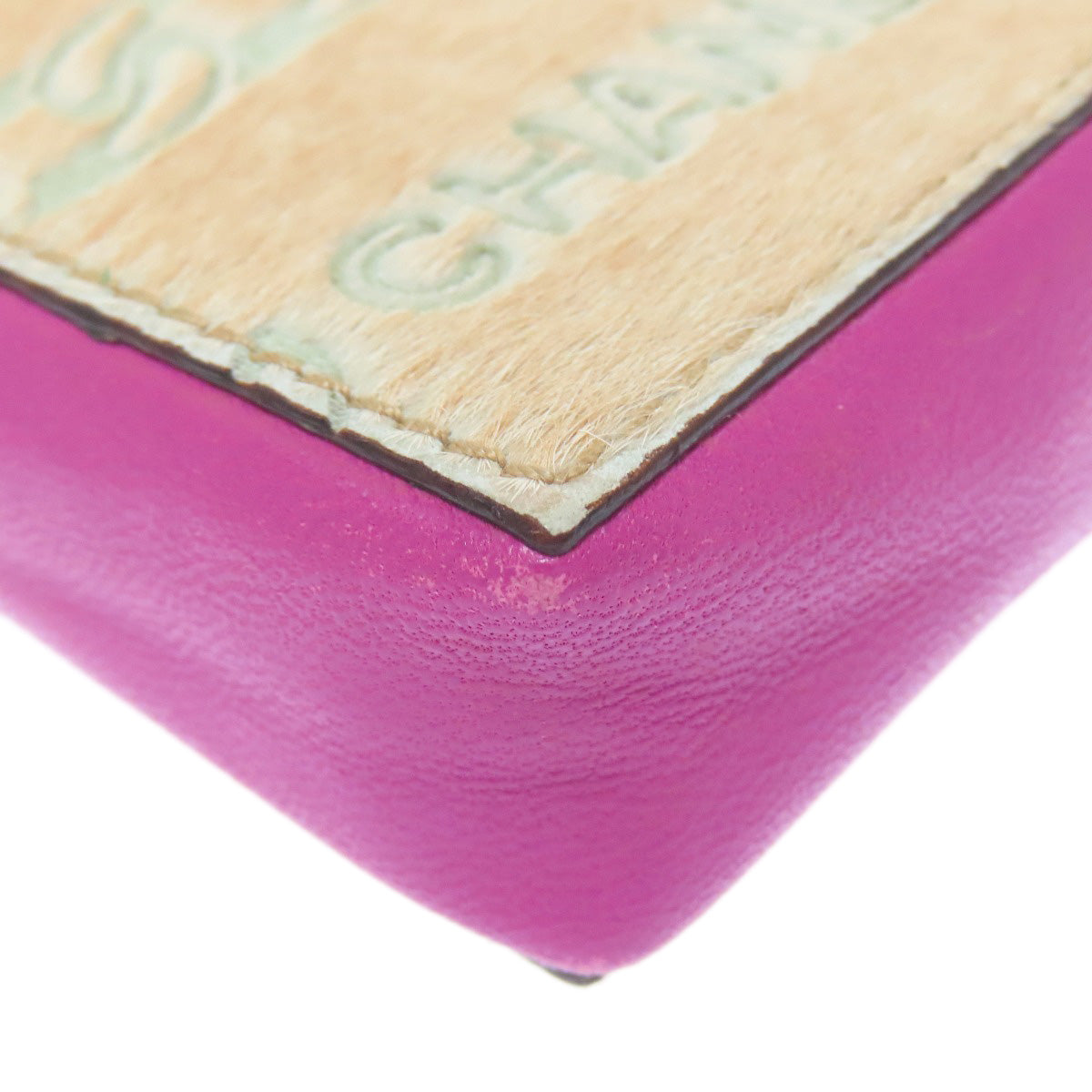 CHANEL ChainShoulder pouch Accessory pouch Calfskin Ladies [Used]