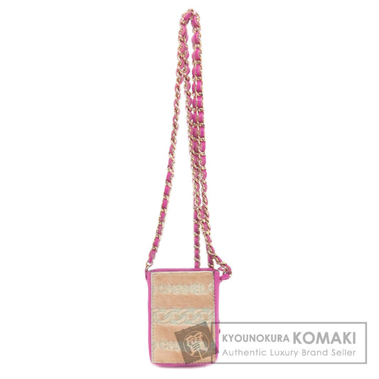 CHANEL ChainShoulder pouch Accessory pouch Calfskin Ladies [Used]