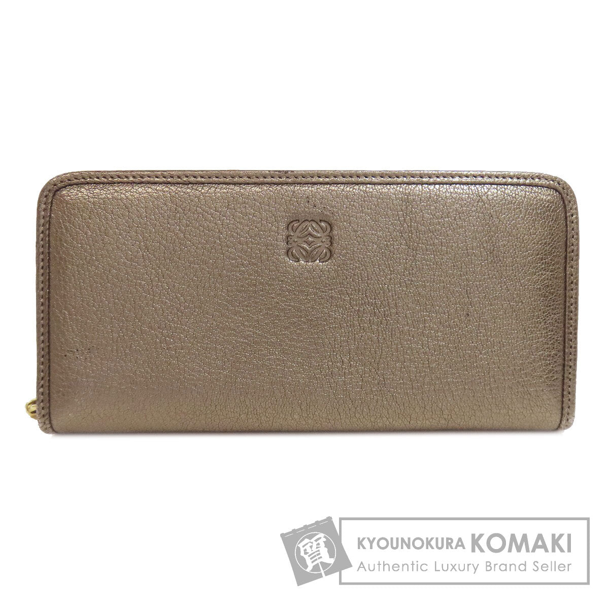 LOEWE Zip Around Long wallet (with coin pocket) Leather Ladies [Used]