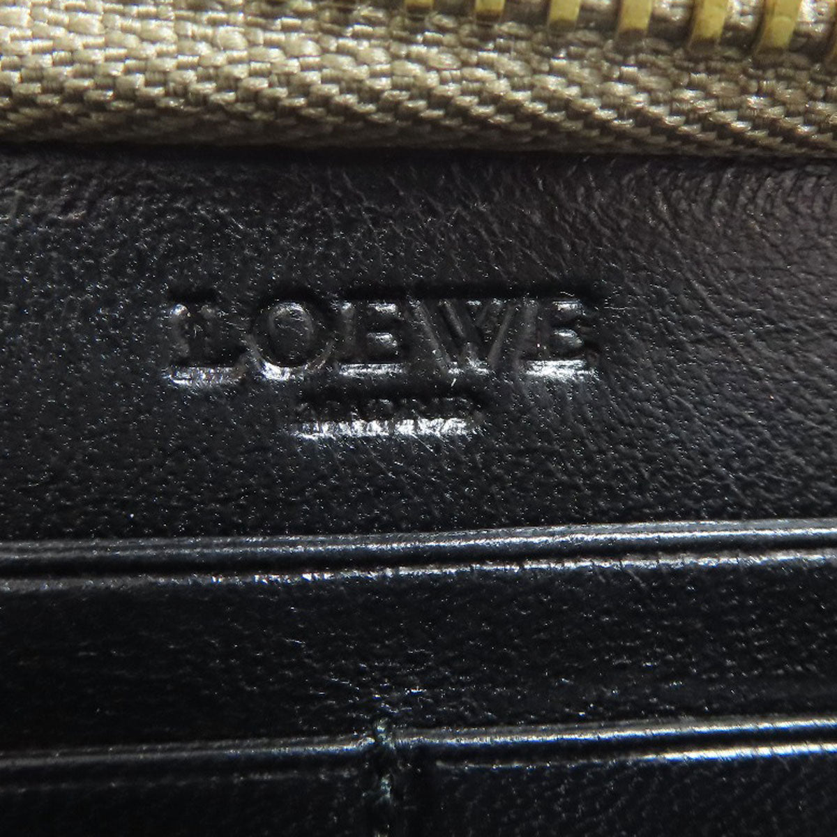 LOEWE Zip Around Long wallet (with coin pocket) Leather Ladies [Used]