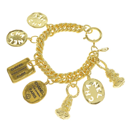 CHANEL Vintage with logo Bracelet Metal Ladies [Used]