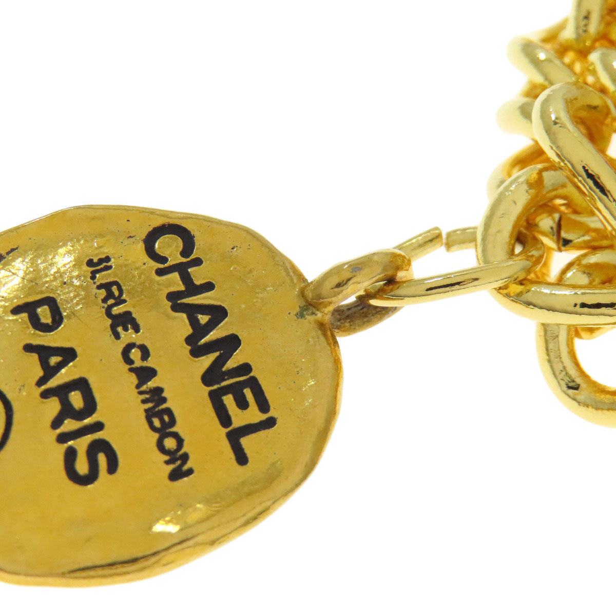 CHANEL Vintage with logo Bracelet Metal Ladies [Used]