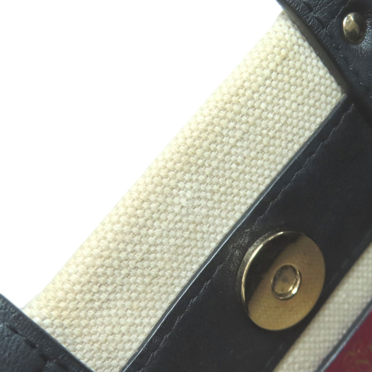 VALENTINO Studs 2WAY Handbag Canvas Ladies [Used]