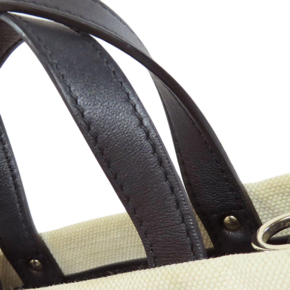 VALENTINO Studs 2WAY Handbag Canvas Ladies [Used]