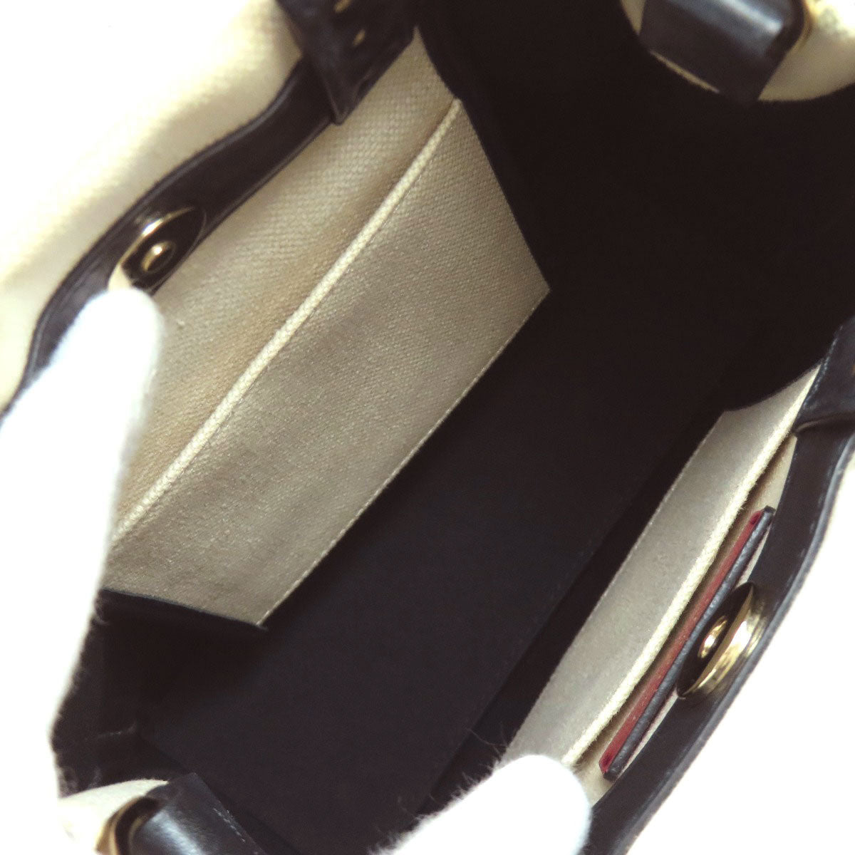 VALENTINO Studs 2WAY Handbag Canvas Ladies [Used]