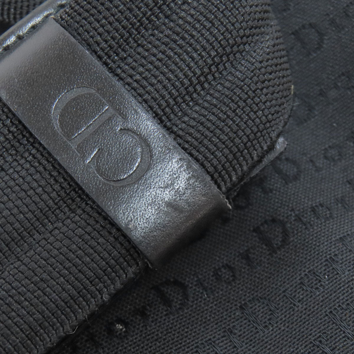 CHRISTIAN DIOR logo Shoulder Bag Canvas Ladies [Used]