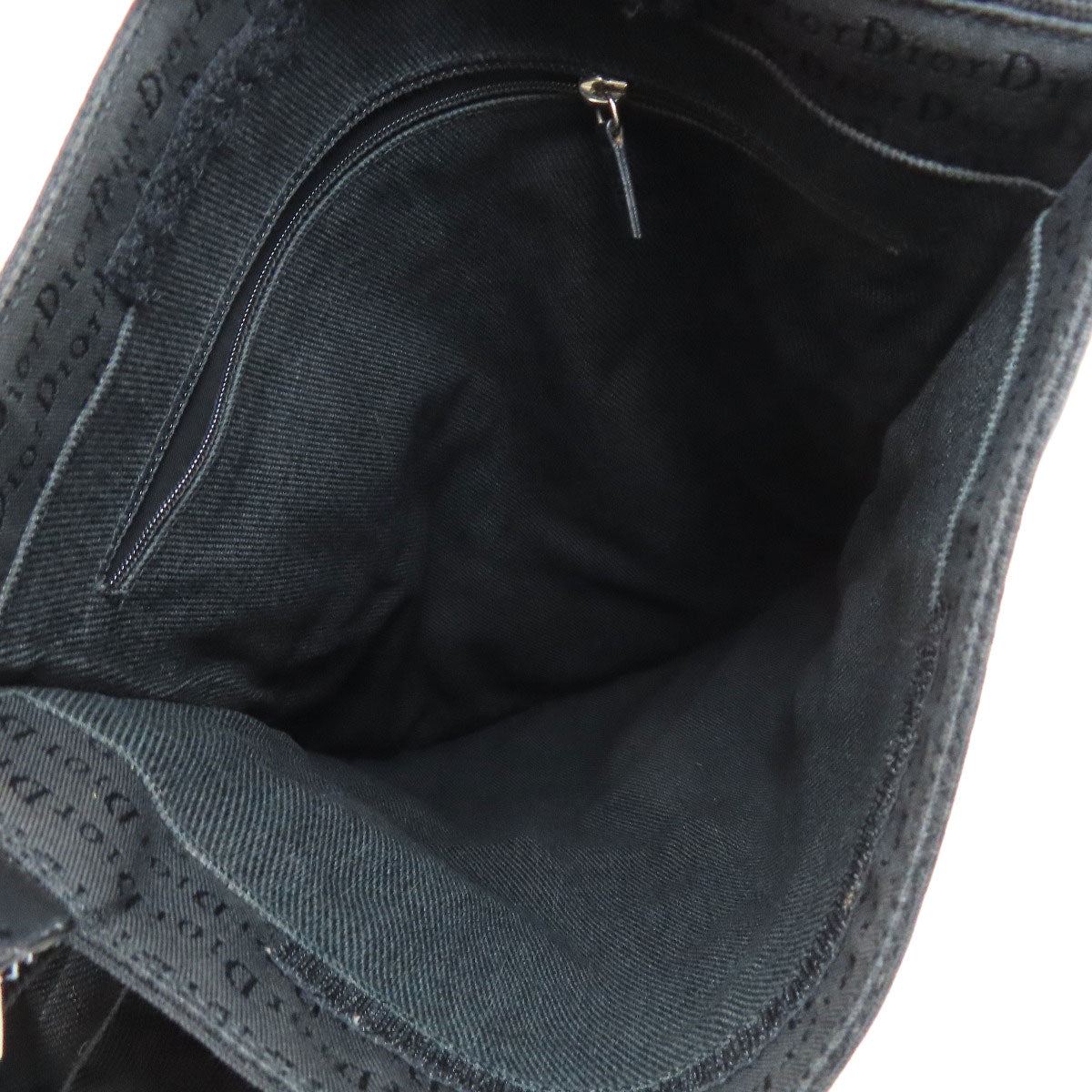 CHRISTIAN DIOR logo Shoulder Bag Canvas Ladies [Used]