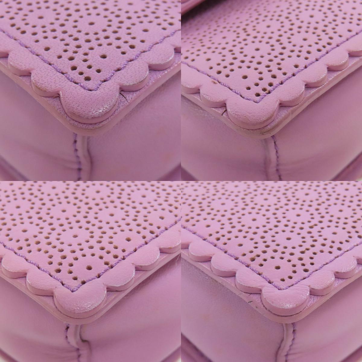 Salvatore Ferragamo Vara ribbon Shoulder Bag Leather Ladies [Used]