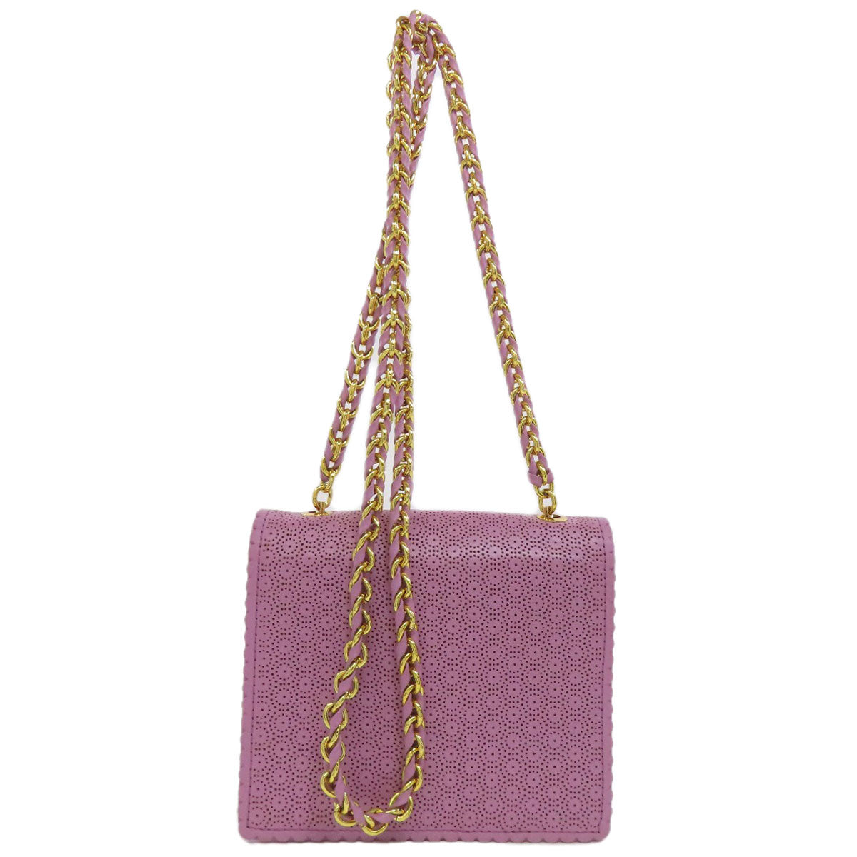 Salvatore Ferragamo Vara ribbon Shoulder Bag Leather Ladies [Used]