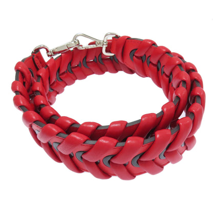 FENDI Logo braid Shoulder strap Calf Ladies [Used]