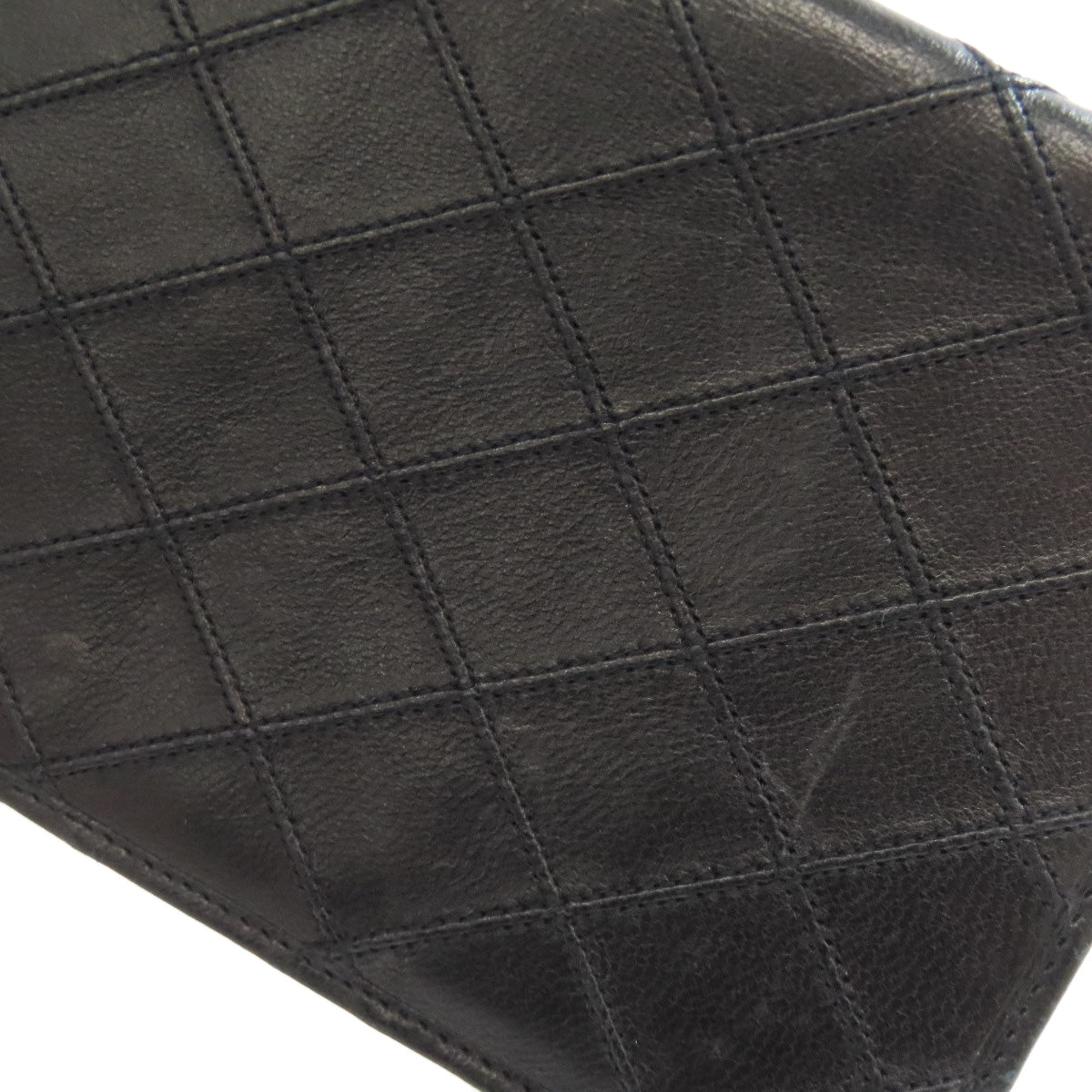 CHANEL stitch Long wallet (with coin pocket) Calf Ladies [Used]