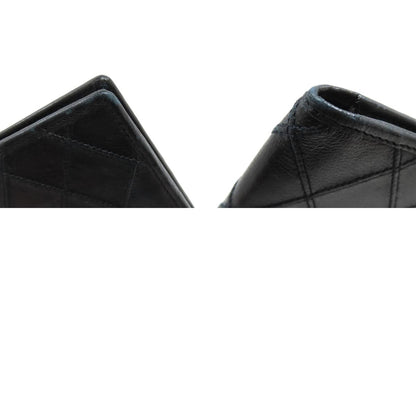 CHANEL stitch Long wallet (with coin pocket) Calf Ladies [Used]