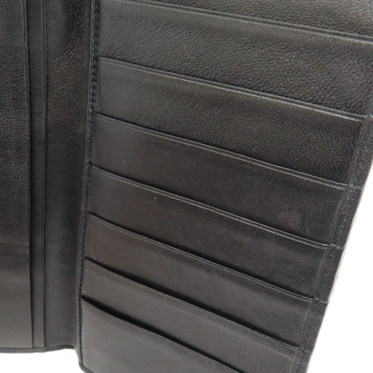 CHANEL stitch Long wallet (with coin pocket) Calf Ladies [Used]