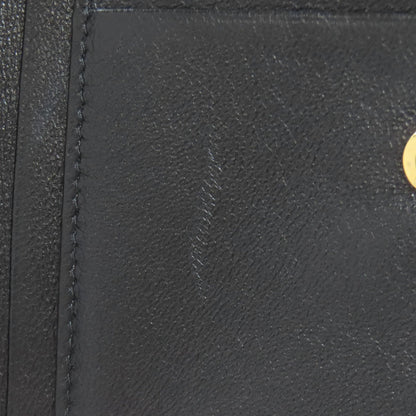BALENCIAGA 650871 logo Bifold Wallet with Coin Pocket Leather Ladies [Used]