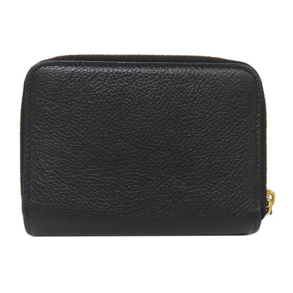 BALENCIAGA 650871 logo Bifold Wallet with Coin Pocket Leather Ladies [Used]