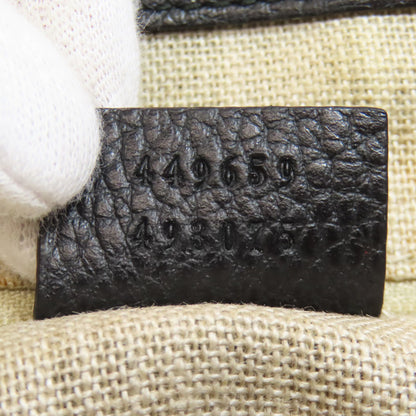 GUCCI 449659 Outlet Interlocking G Charm Handbag Leather Ladies [Used]